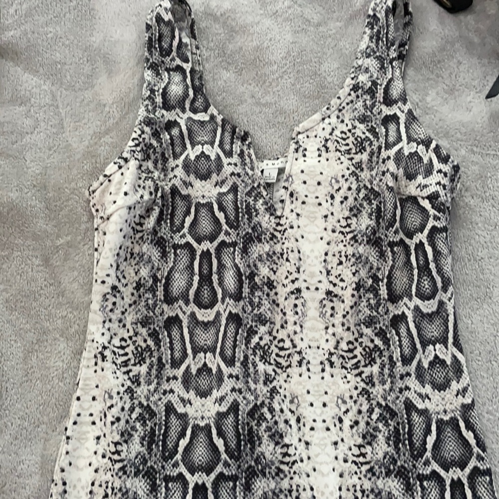 Zebra print dress
